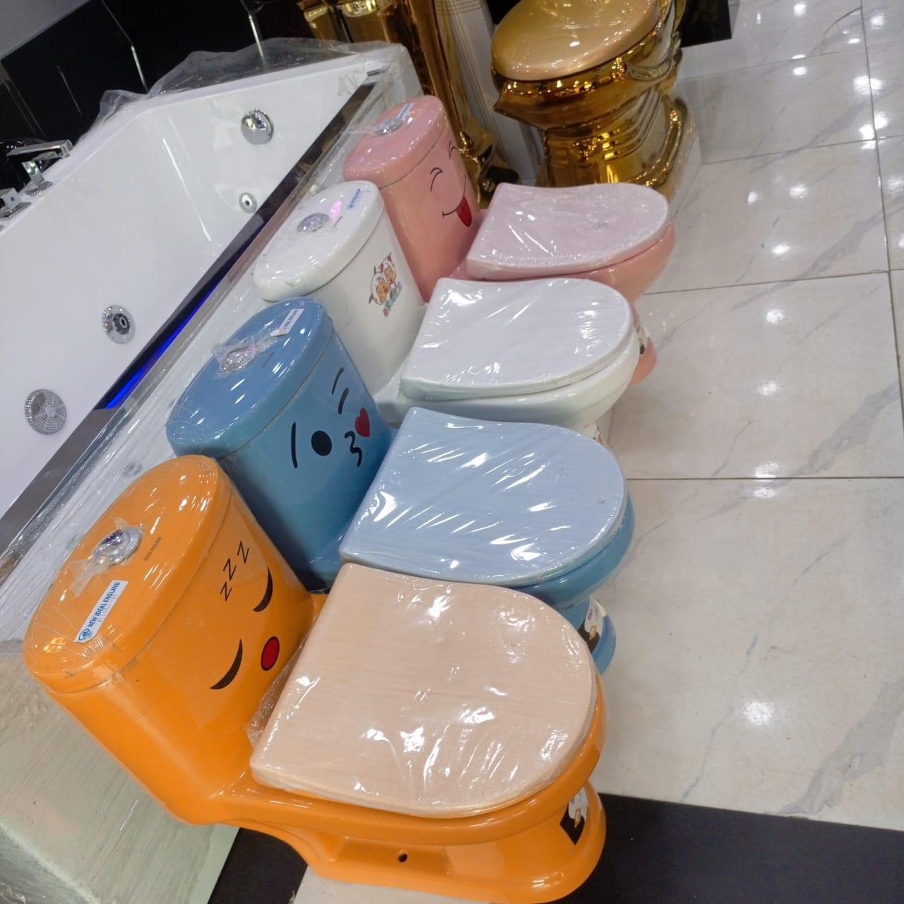 Kingshome Colorful Character Kids One-Piece Toilet Series